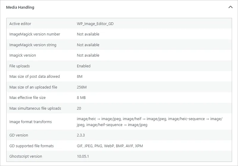 Modul default php GD