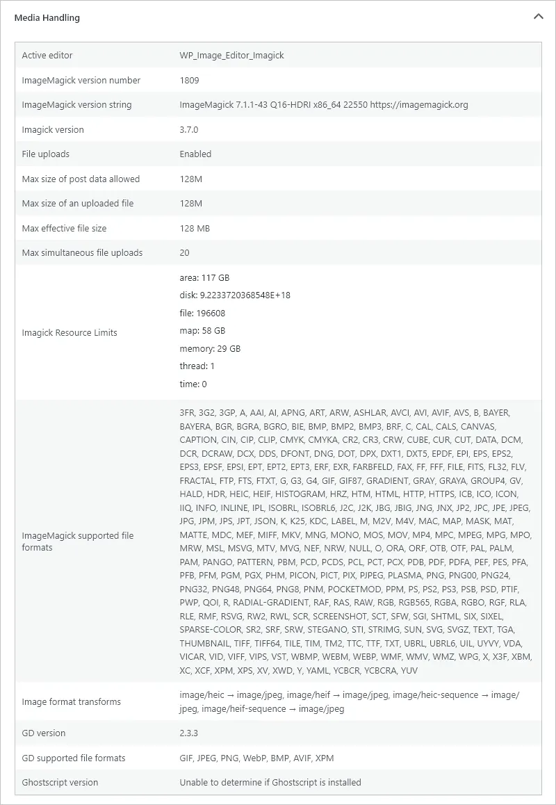 Modul ektensi php ImageMagick